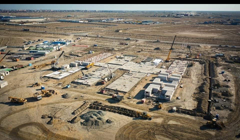 Строительство госпиталя, Атырау