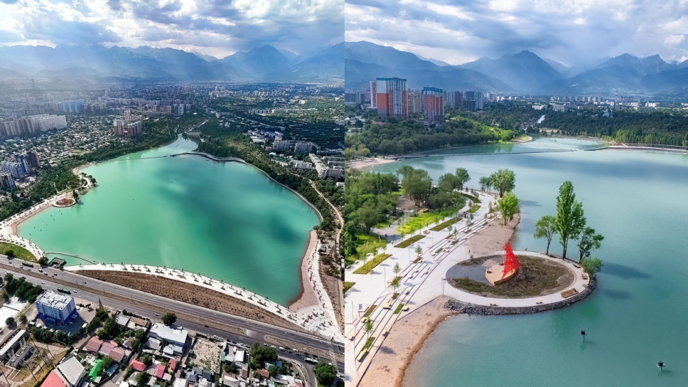 Реконструкция озера Сайран, Алматы